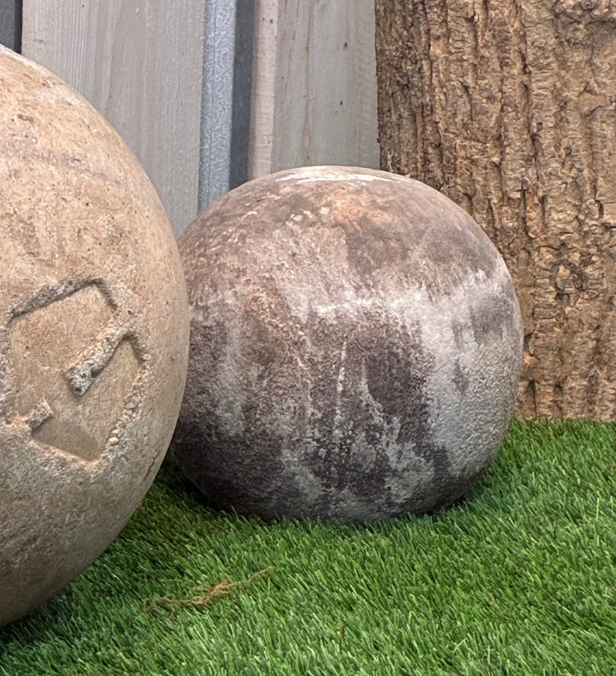 Small Composite Stone Garden Orb Sphere
