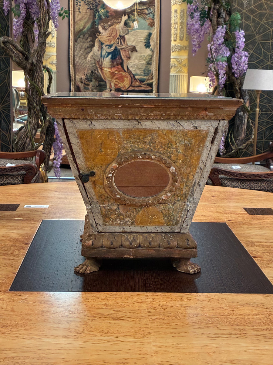 18th Century Italian Carved Reliquary Tabernacle