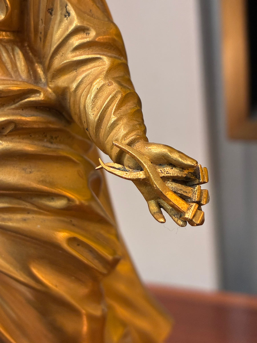 19th Century French Gilt Bronze Matilda of Canossa