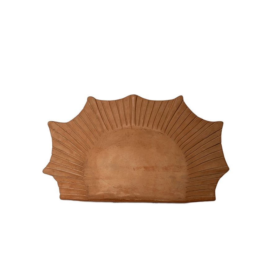 Asian Aesthetic Terracotta Wall Shelf