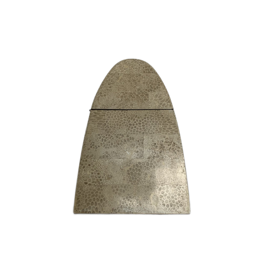 Tessellated Mixed Stone Tapered Arch Box