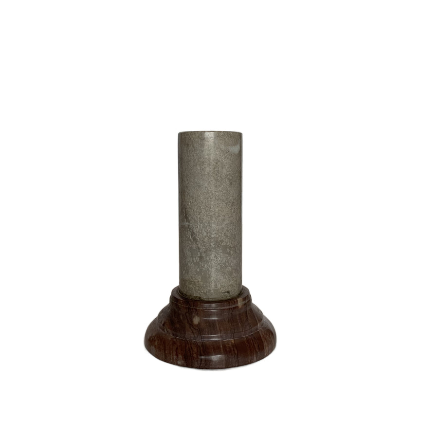 Grigio & Rouge Marble Grand Tour Style Pedestal