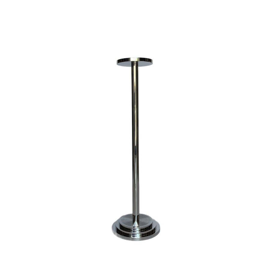 Art Deco-inspired Benito Polished Nickel Drink Table