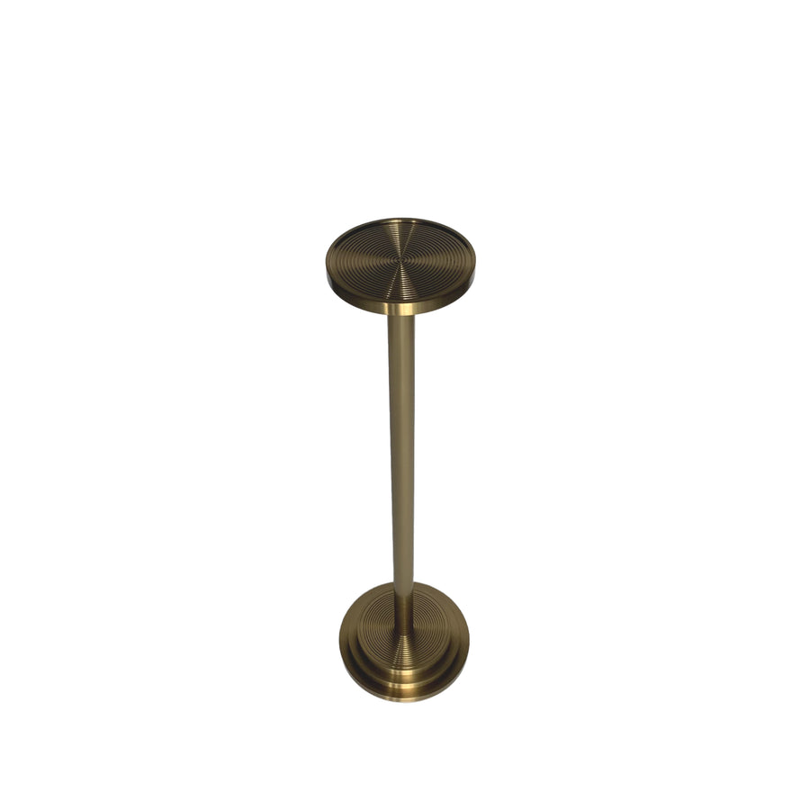 Art Deco-inspired Benito Antique Brass Drink Table