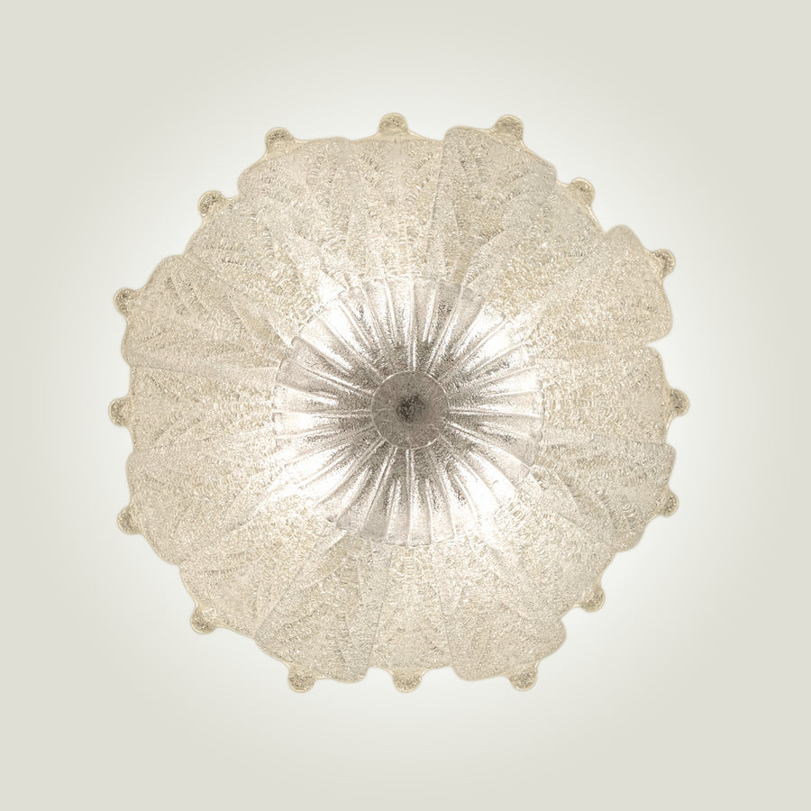 Italian Murano Glass Leaf Chandelier