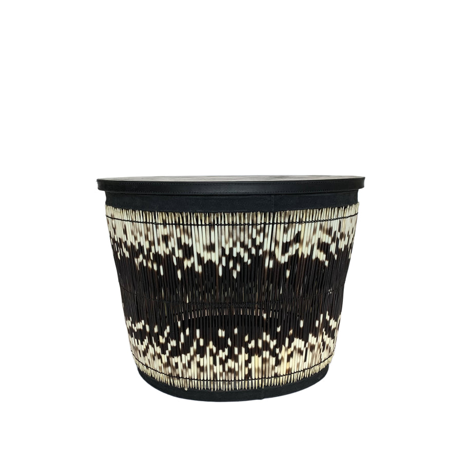 Porcupine Quill Side Table