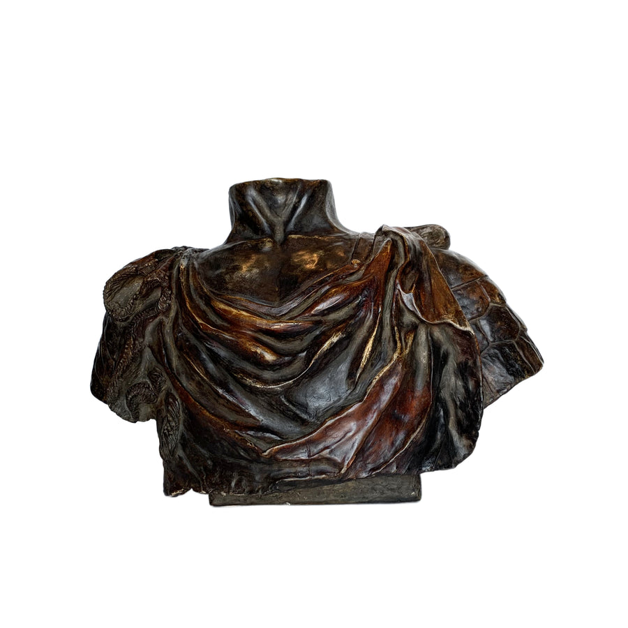 Vintage Neoclassical Style Plaster Bust