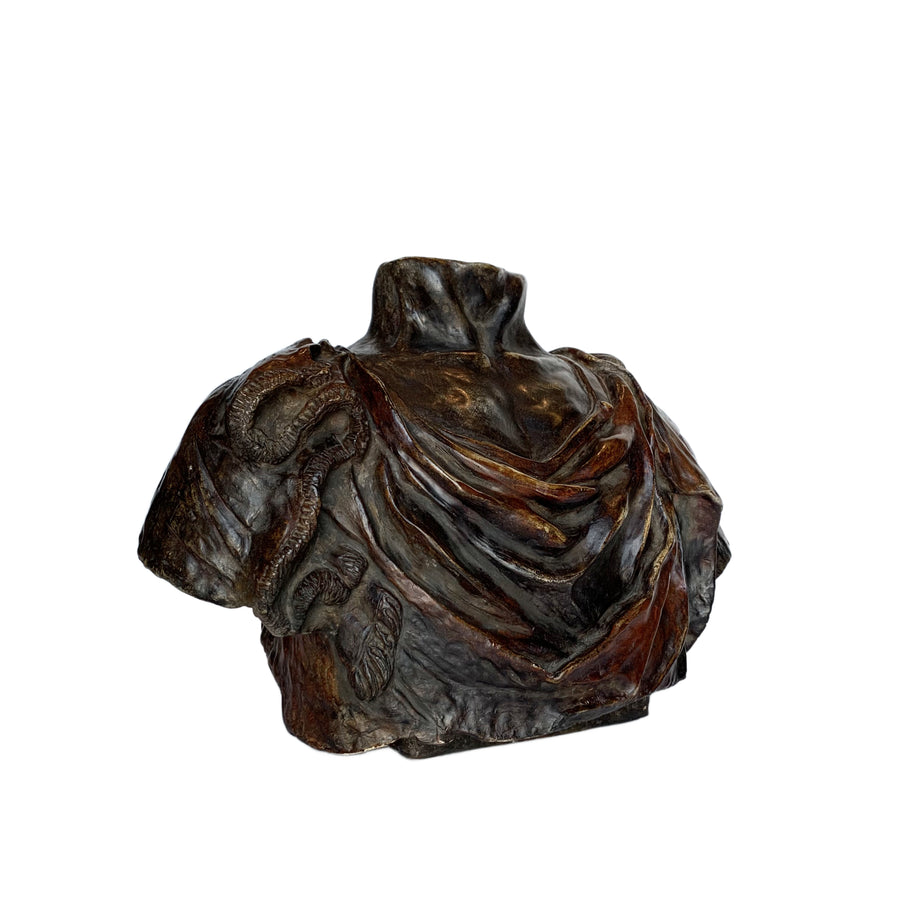 Vintage Neoclassical Style Plaster Bust