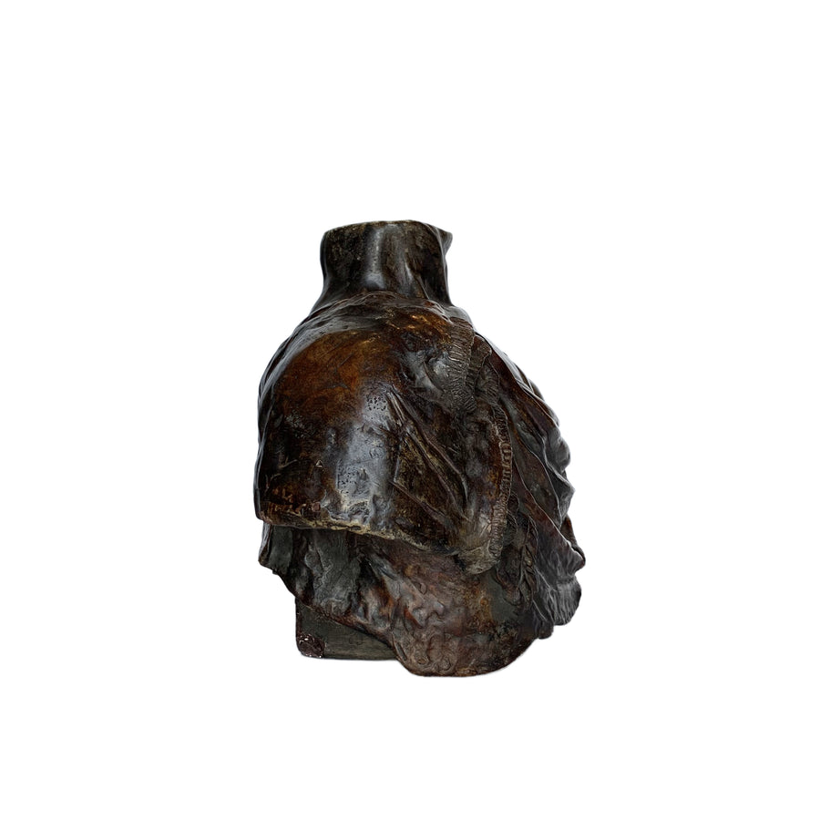 Vintage Neoclassical Style Plaster Bust