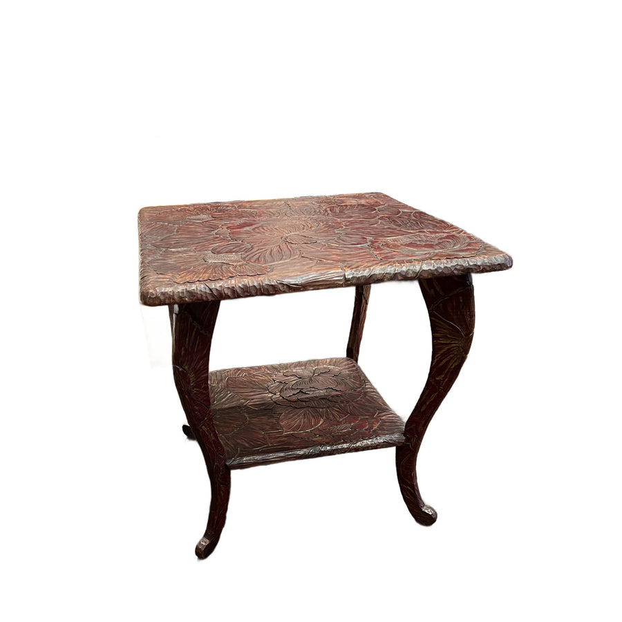 Liberty of London Victorian Japanese Carved Table