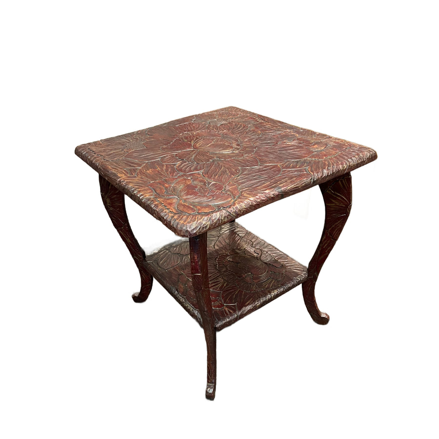 Liberty of London Victorian Japanese Carved Table