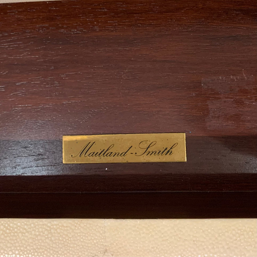 Maitland Smith Shagreen Deco Style Desk – Moxie Interiors