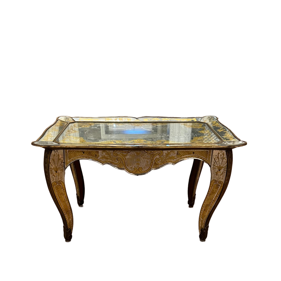 19th Century Venetian Mirrored Cocktail Table