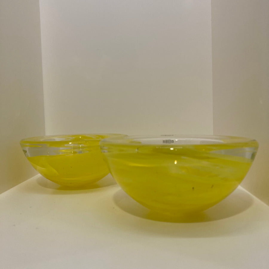 Lemon Yellow Kosta Boda Bowl(s) 7