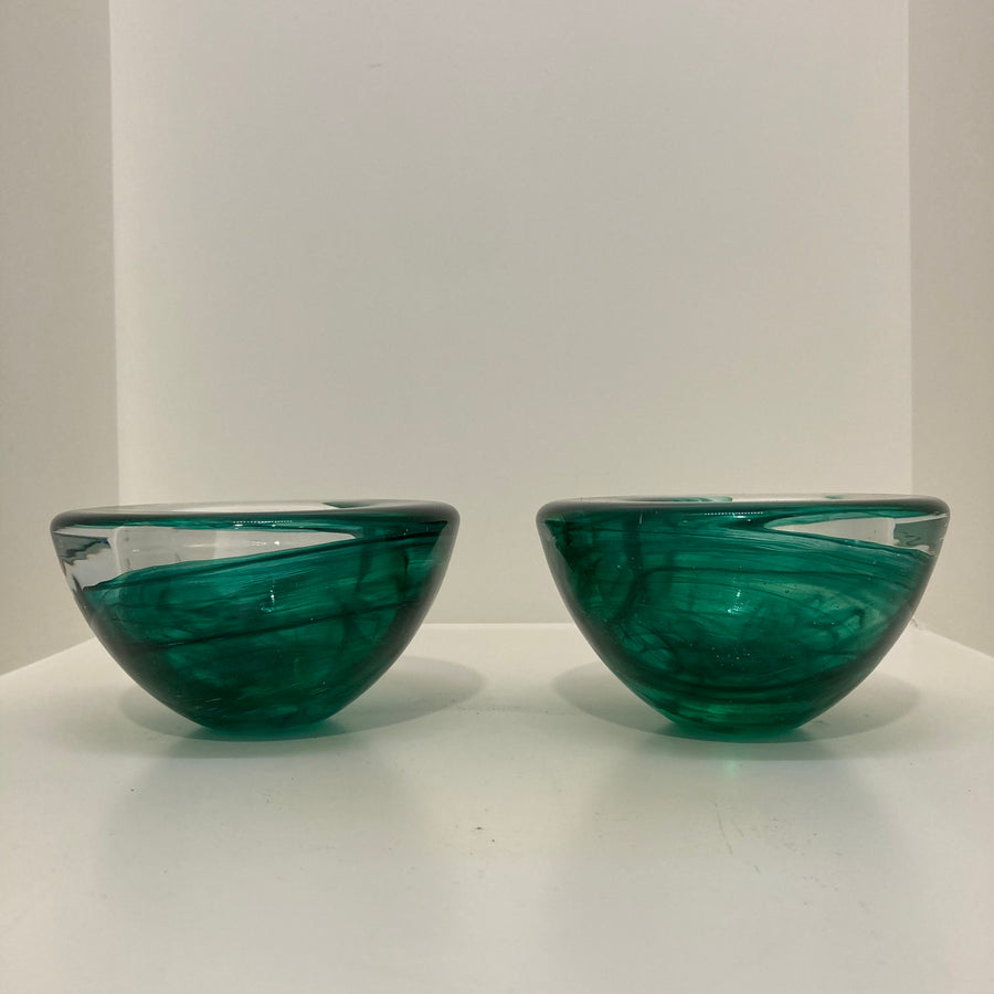 Emerald Green Kosta Boda Bowl(s) 4.5