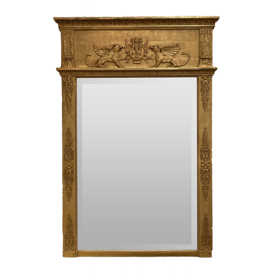 19th Century Neoclassical Style Giltwood Mirror