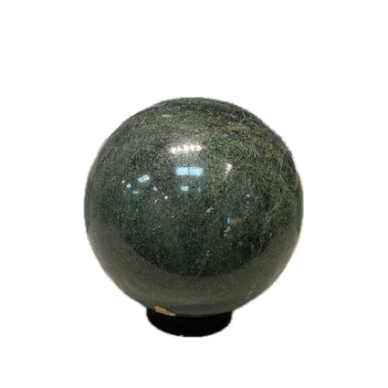 Green Zoisite Tourmaline Sphere