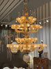 Monumental 20th Century Murano Glass Chandelier