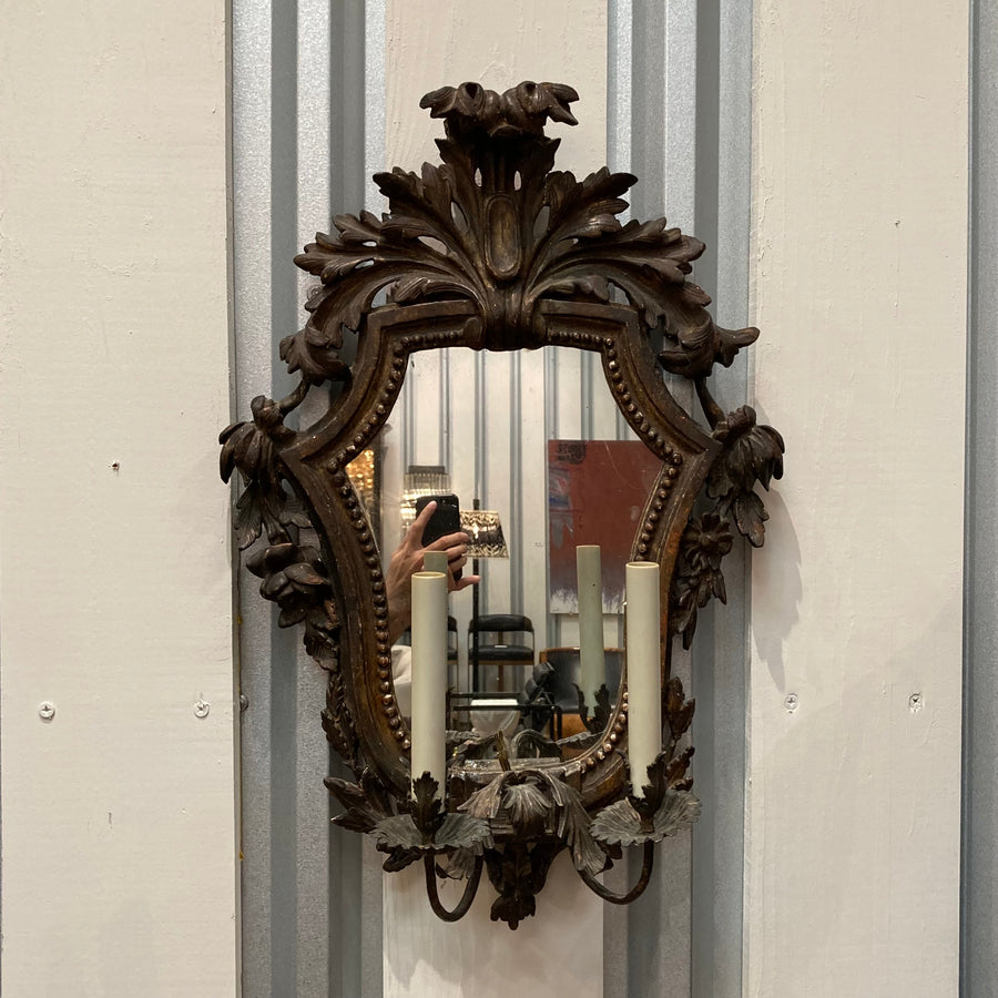 Pair 18th Century Venetian Mirror Sconces
