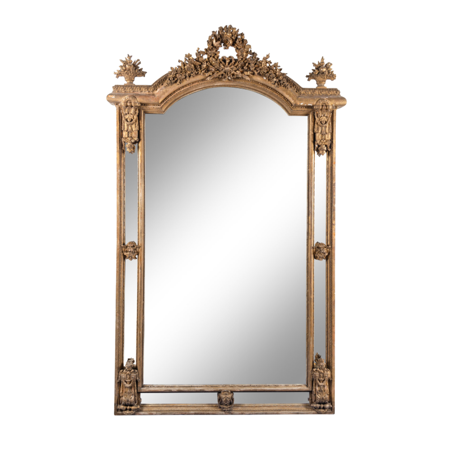 Napoleon III Giltwood Parclose Mirror