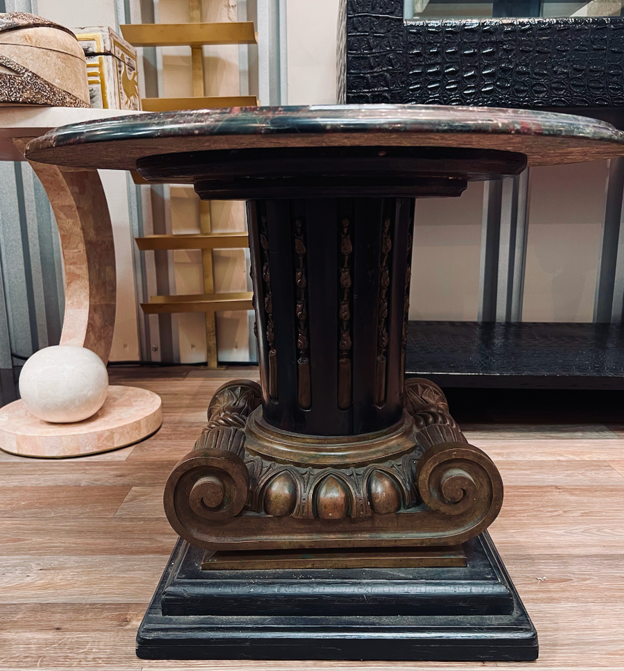 Italian Neoclassical Style Ionic Column Table