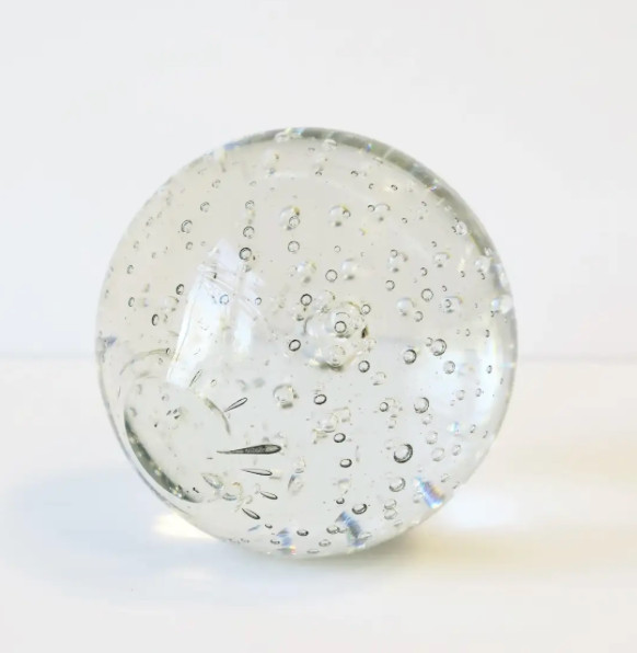 Large Art Glass Ball Sphere 6-7