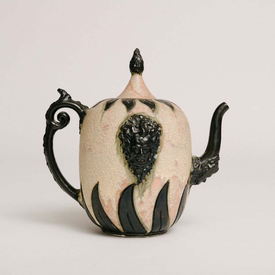 Early 20th Century S. Hublet Art Pottery Tea Pot