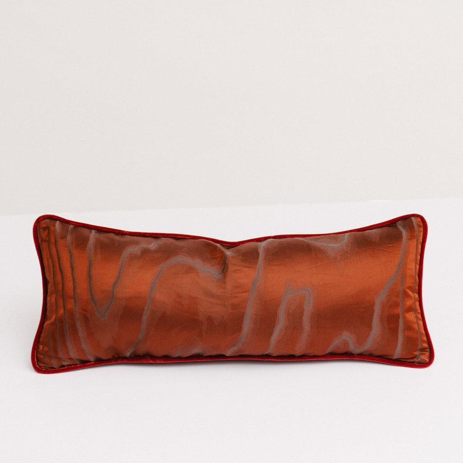 Burnt Sienna Watermark Mini Lumbar Pillow