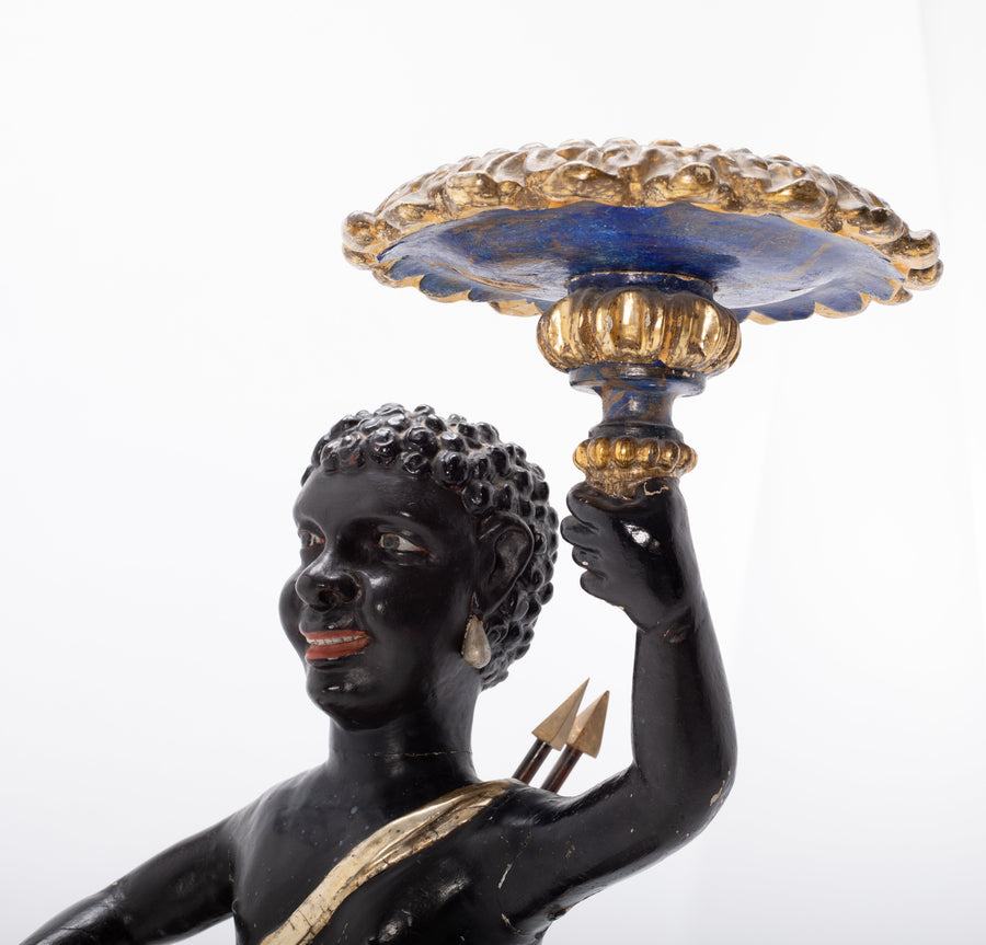 19th Century Cupid Venetian Blackamoor