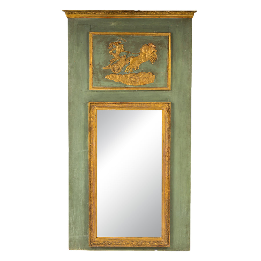 19th Century Empire Trumeau Mirror