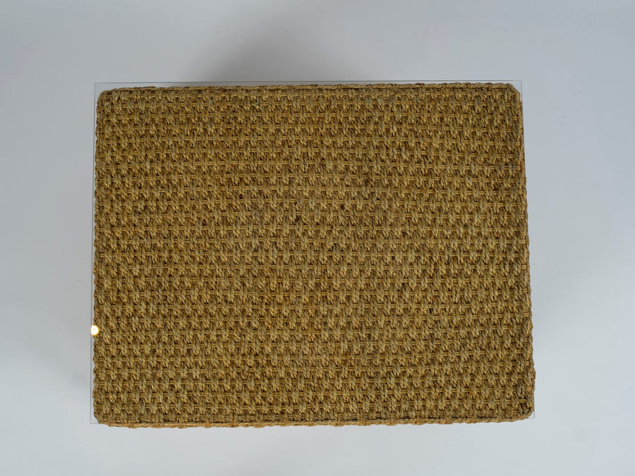 Vintage Sisal Draped Waterfall Table