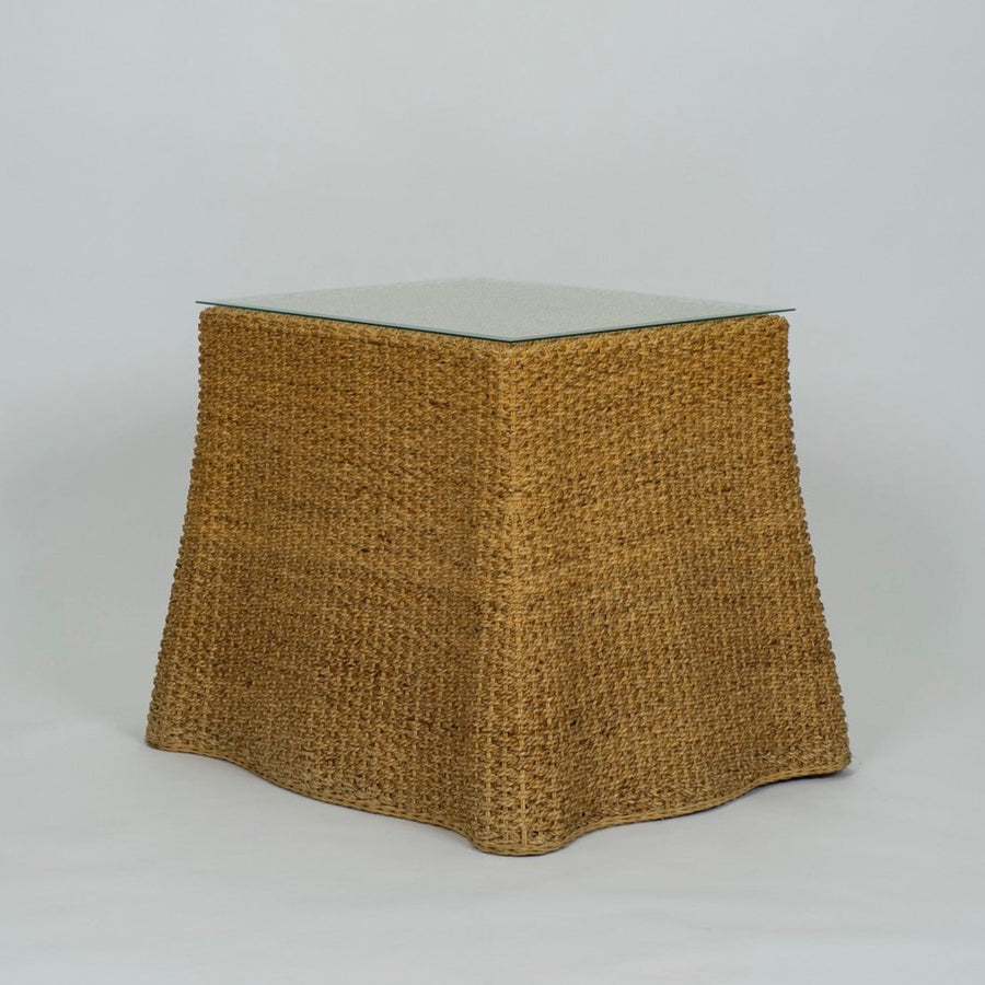 Vintage Sisal Draped Waterfall Table
