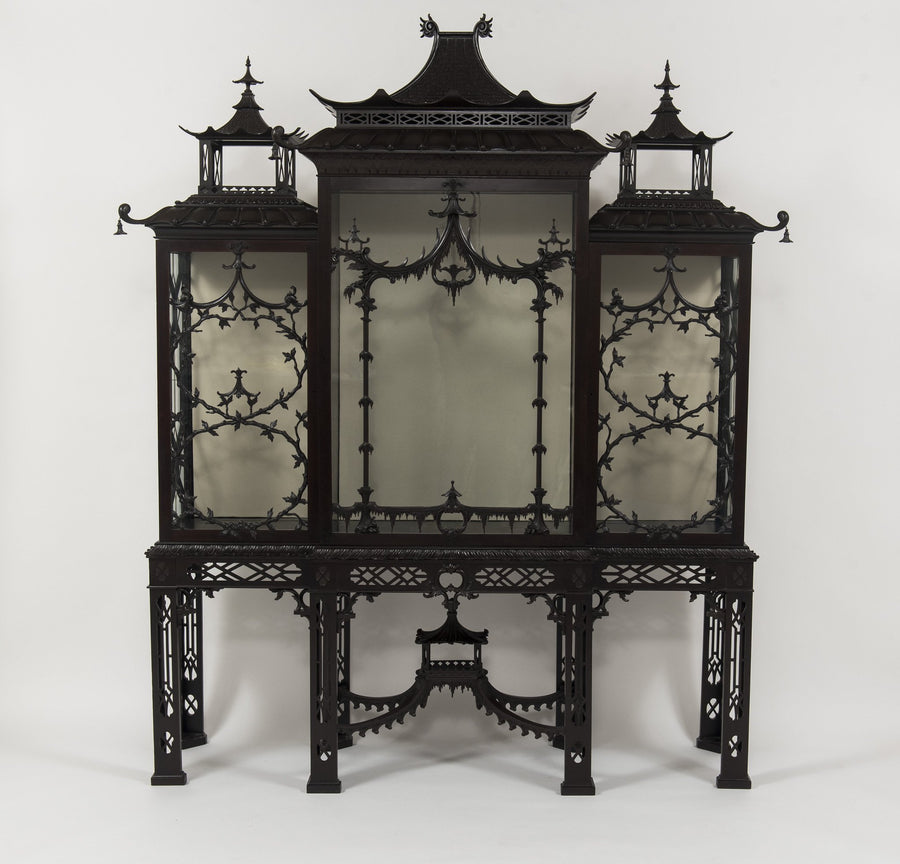 19th Century Chippendale Pagoda Cabinet