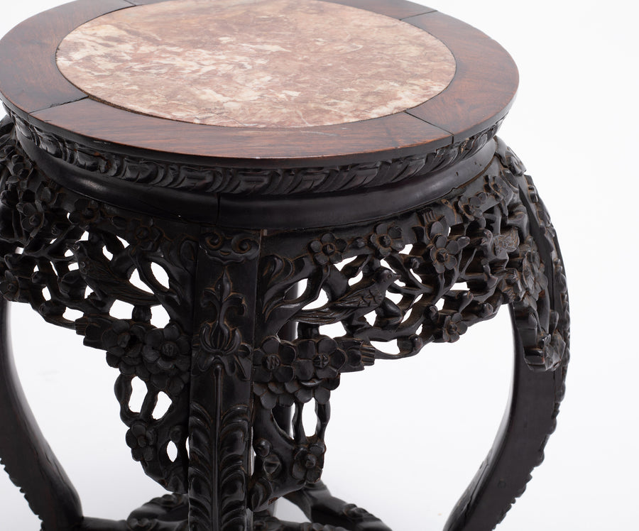 Carved Chinese Rosewood Table