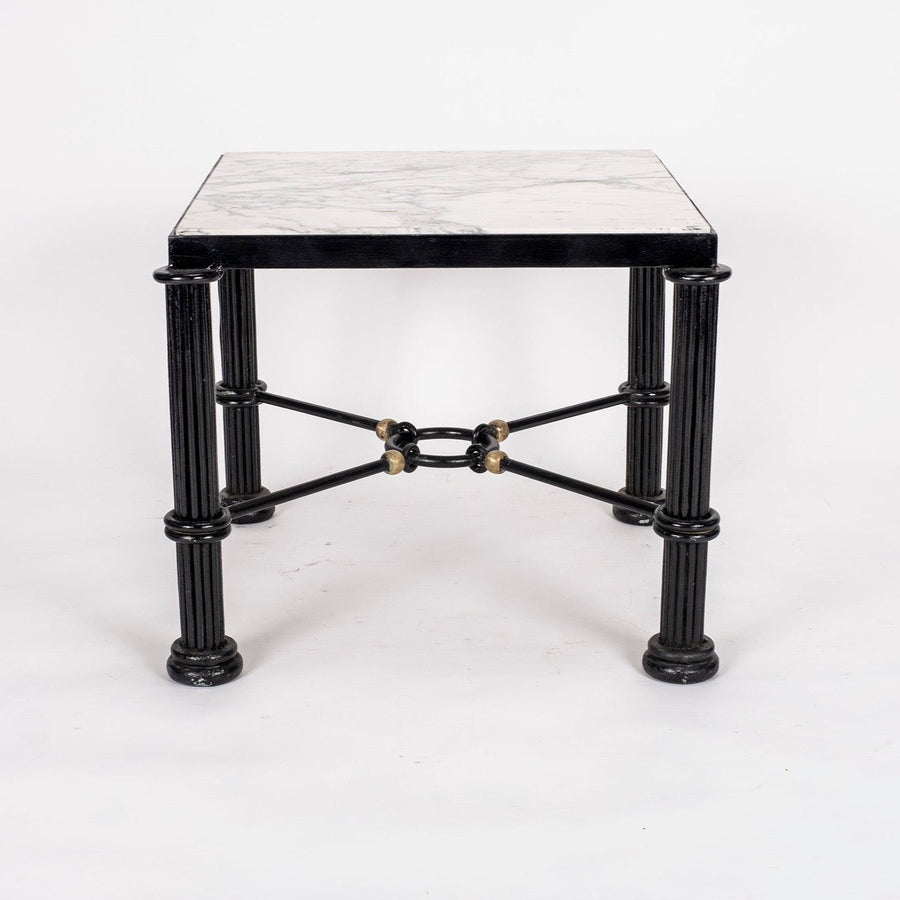 Iron and Marble Side Table(s)