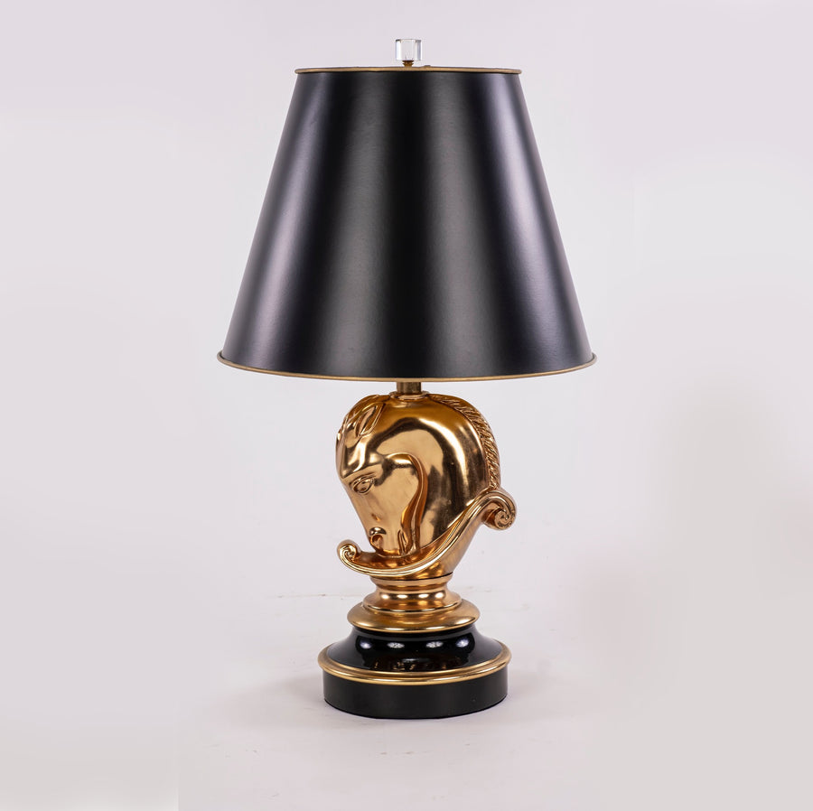 Maison Charles Paris Horse Head Table Lamp