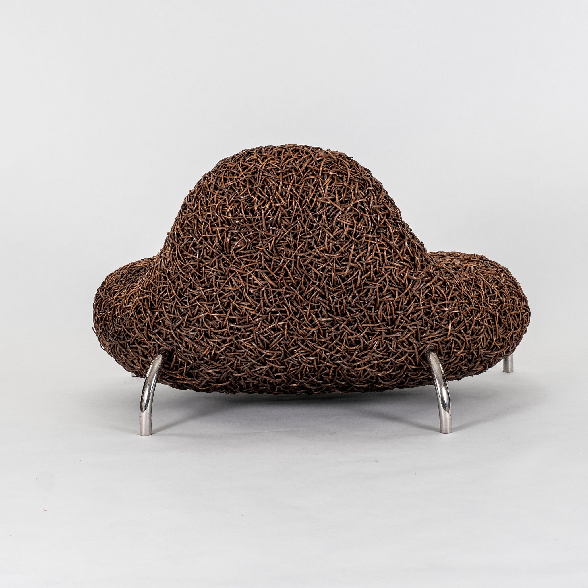 UN-- Under Nest--　ドラム缶チェア② Udom Udomsrianan Rattan Nest Chair – Moxie Interiors