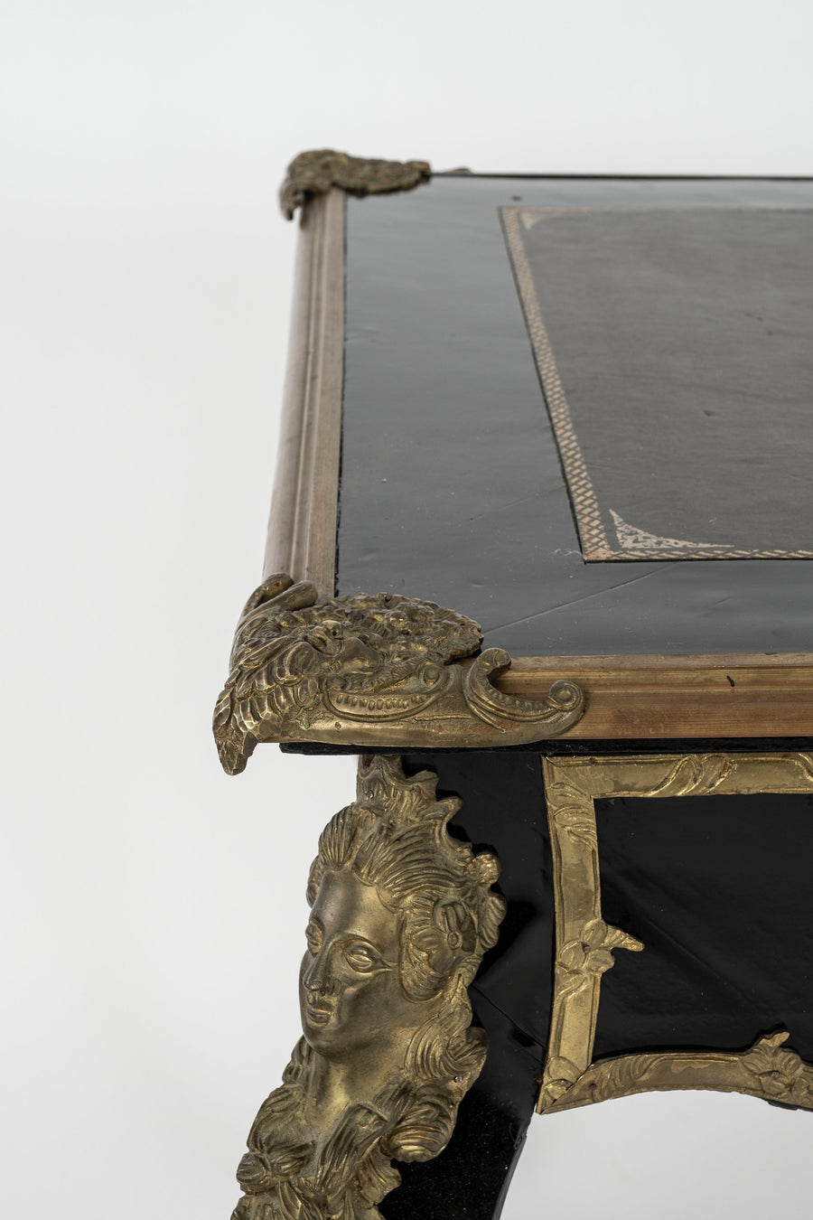 Black Louis XV Style Desk