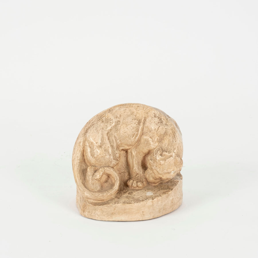 French Plaster Lion