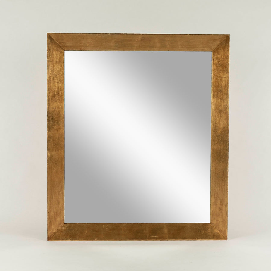 Pair Contemporary Gilt Wood Mirrors