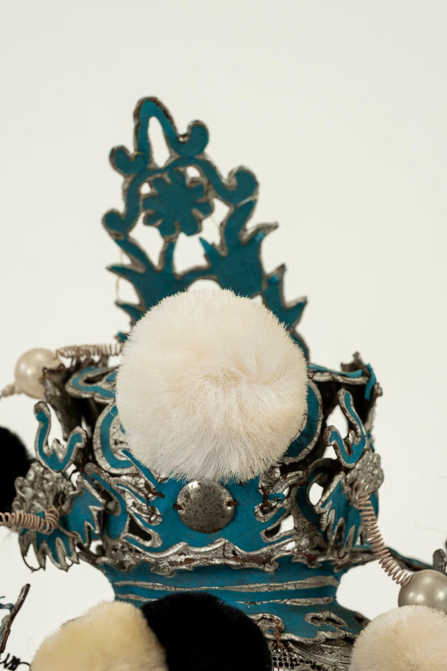 Turquoise Chinese Opera Hat