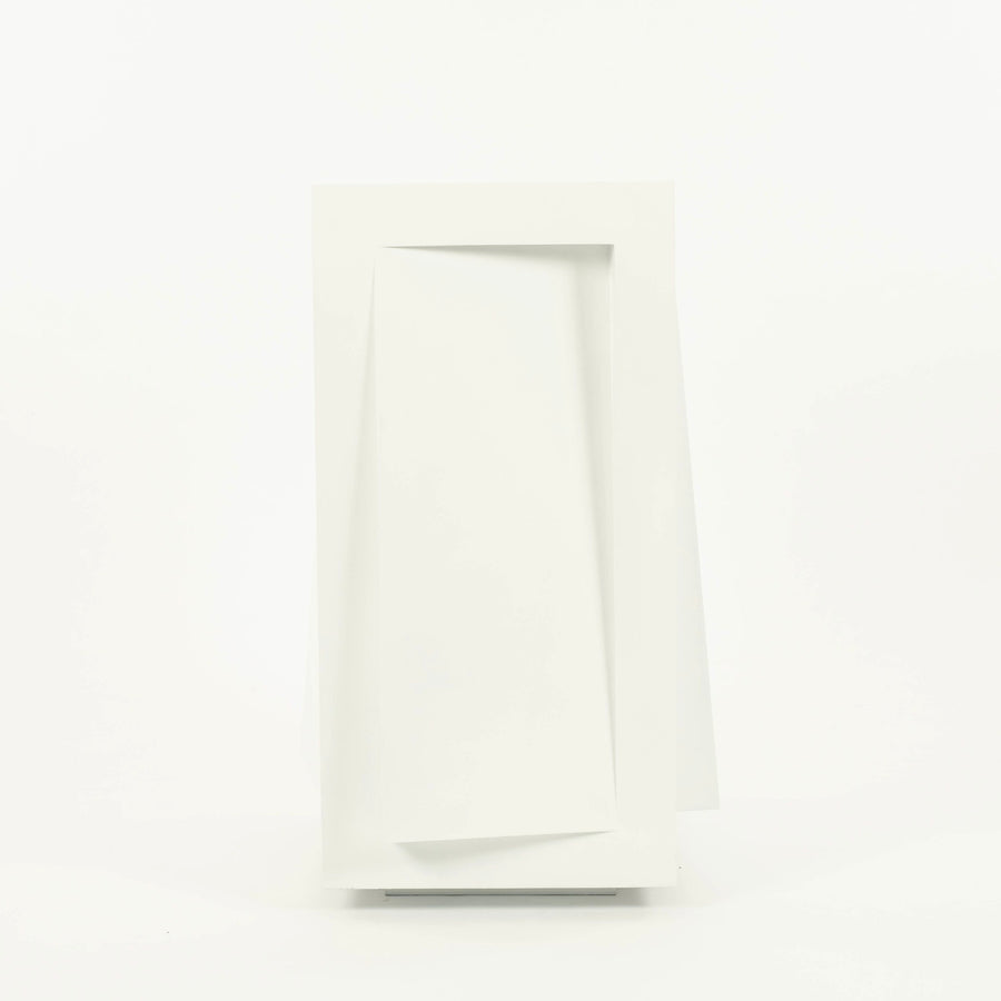 Gerald DiGiusto White In/Out Steel Sculpture
