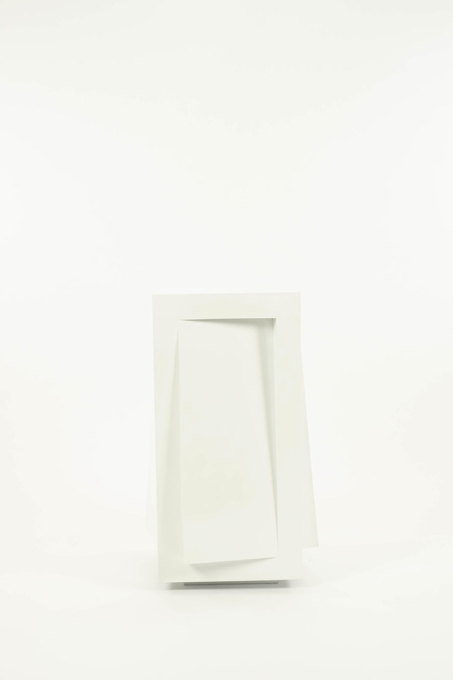 Gerald DiGiusto White In/Out Steel Sculpture