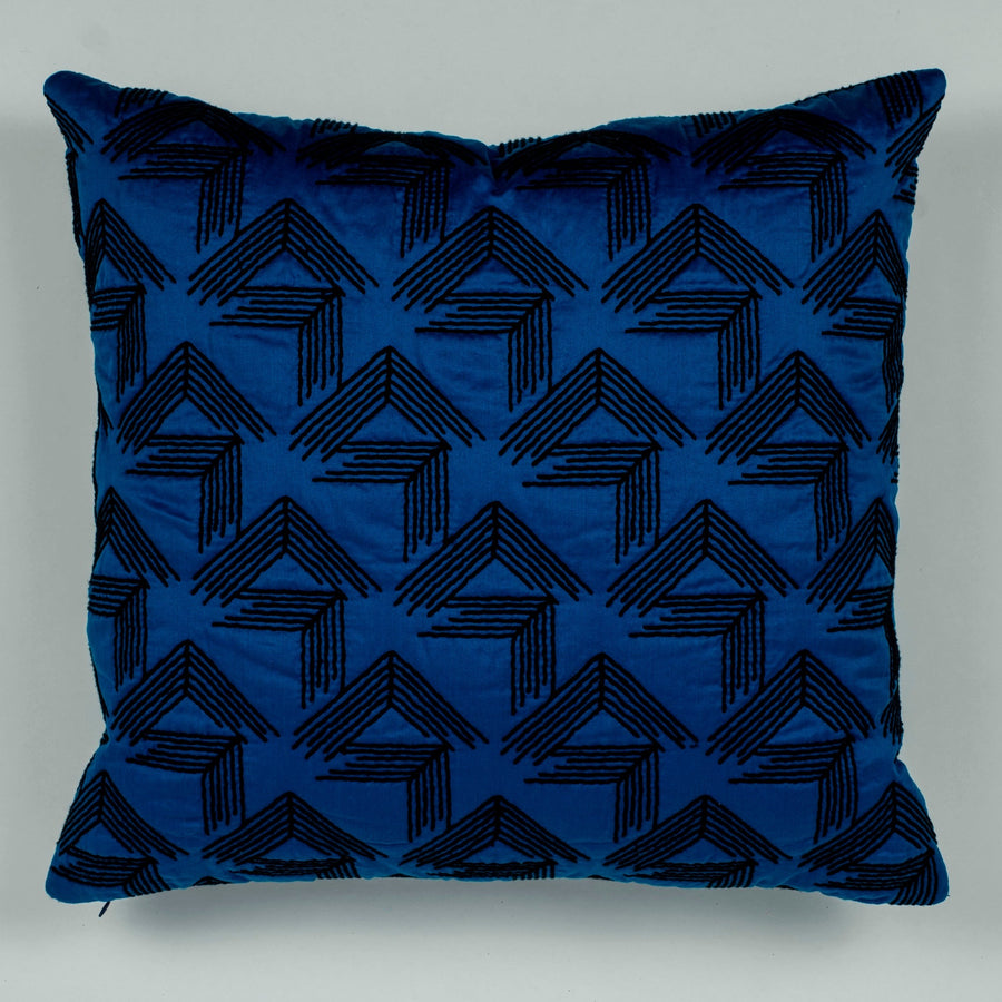 Miles Redd “V Step” Cobalt Pillow