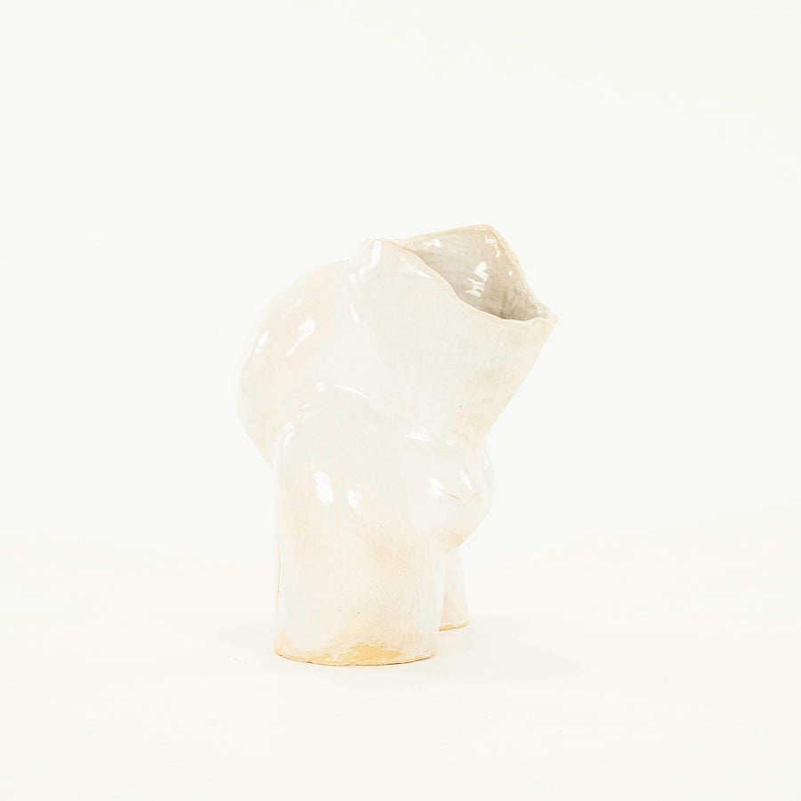 Sculptural Womb Torso Vase Attributed To Parker Hayes