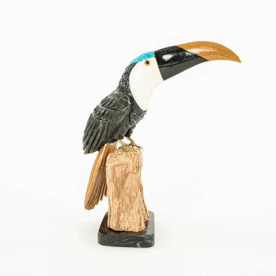 Carved Agate Toucan