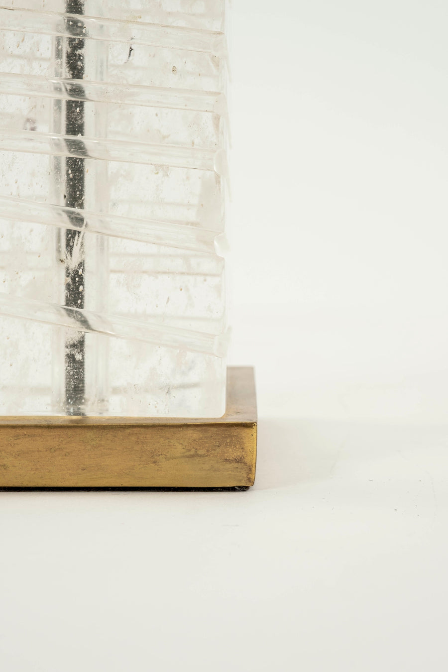 Robert Kuo Rock Crystal Table Lamp