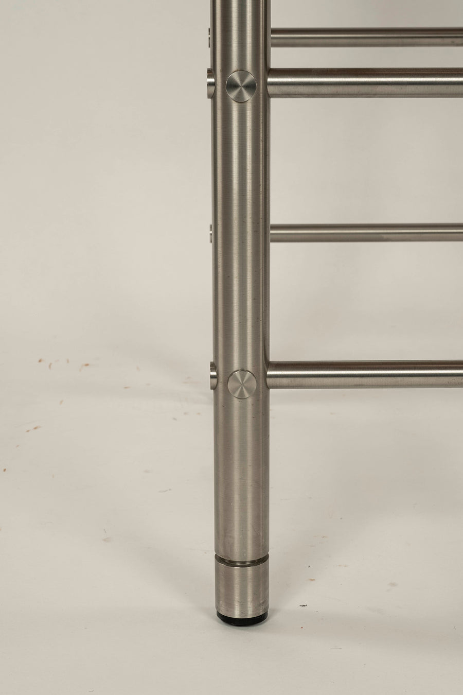 Maple and Steel Deco Style Bar Stool