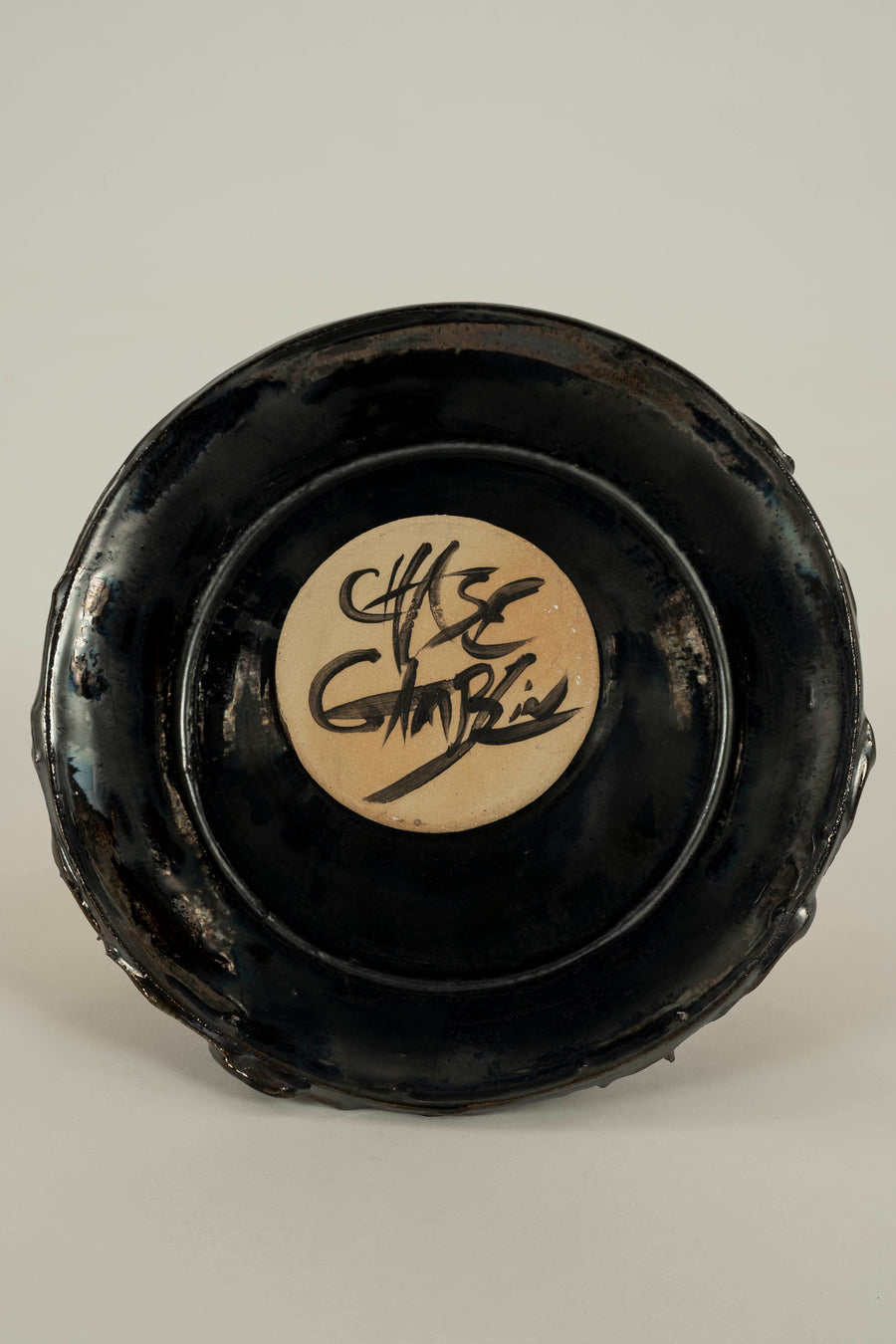 Noir Glazed Porcelain Tea Pot Chase Gamblin