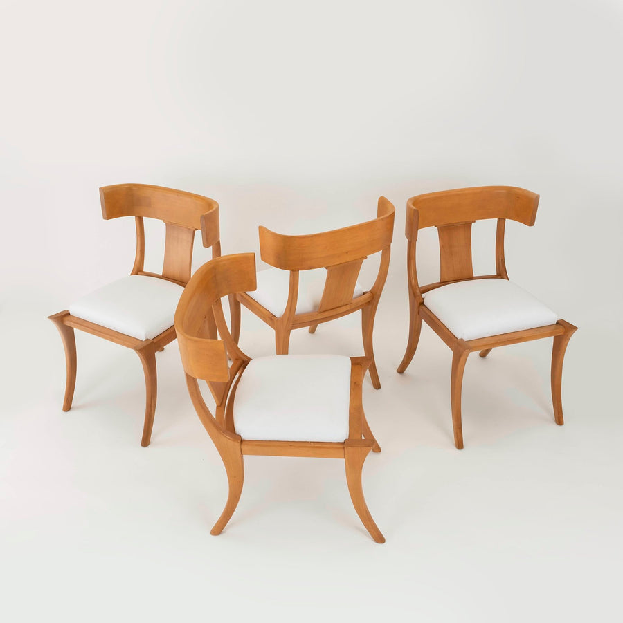 Set 4 Klismos Chairs
